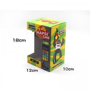 Elektronikus játékok Korrugált papírdoboz csomagolás Átlátszó ablaktervezés csúcskategóriás egyedi egyedi